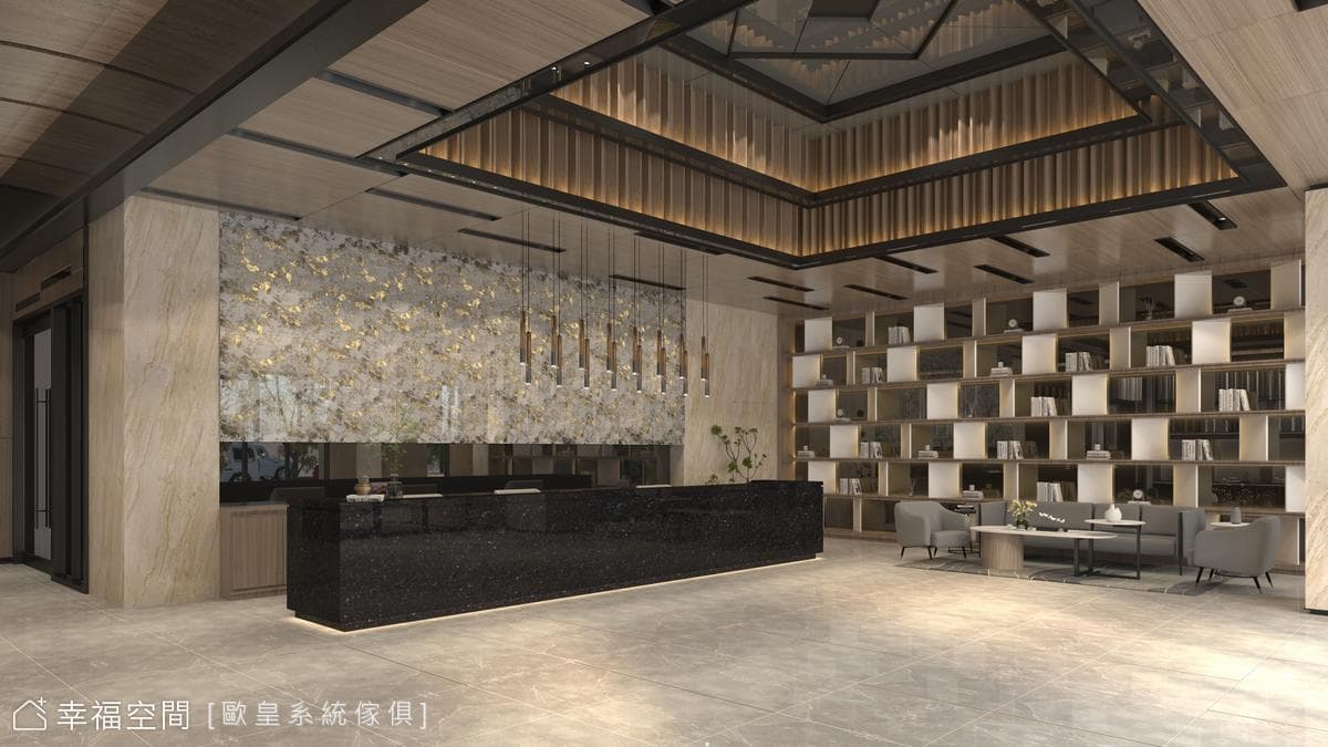 青禾大綻大廳公設|奢華風|90坪
