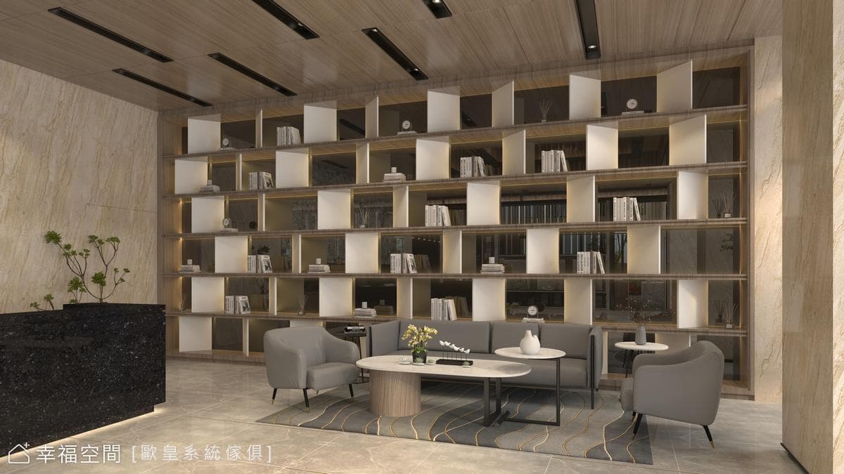 青禾大綻大廳公設|奢華風|90坪