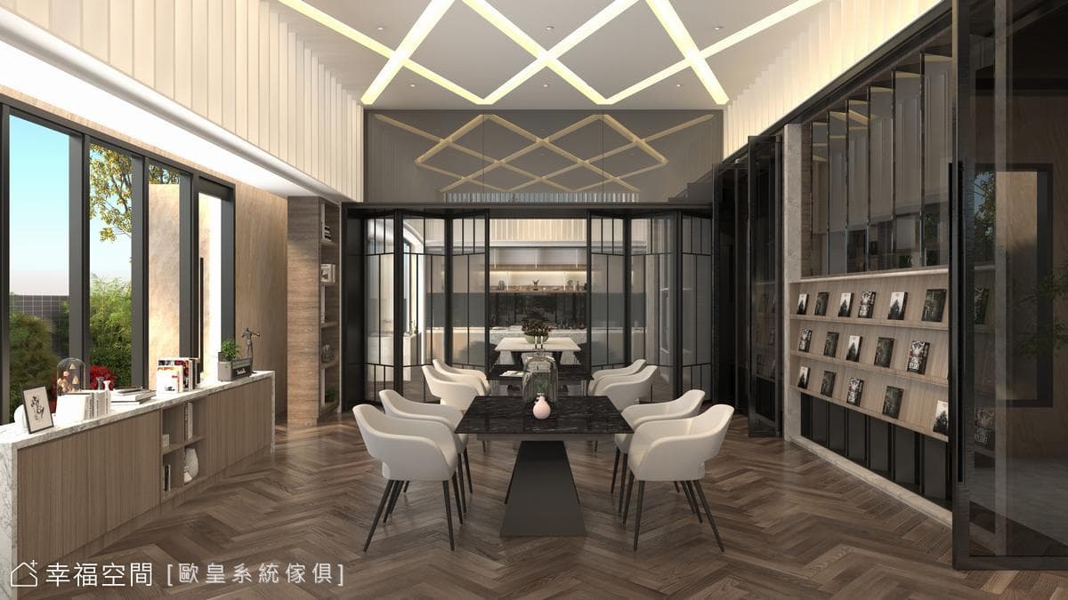 青禾大綻大廳公設|奢華風|90坪
