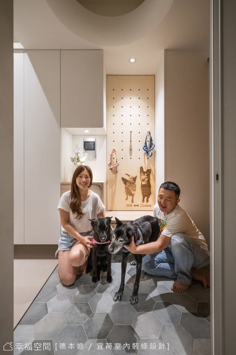 親子寵物共居宅│現代北歐混搭風│22坪