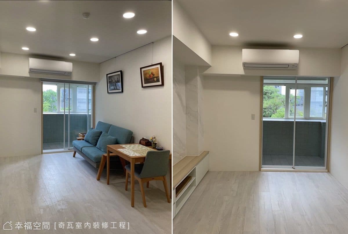 豐富收納機能 打造簡約灰白質韻小宅│15坪