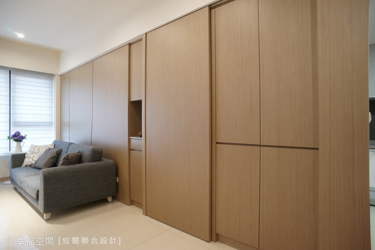光影流淌 描摹淨簡生活│現代風│45坪