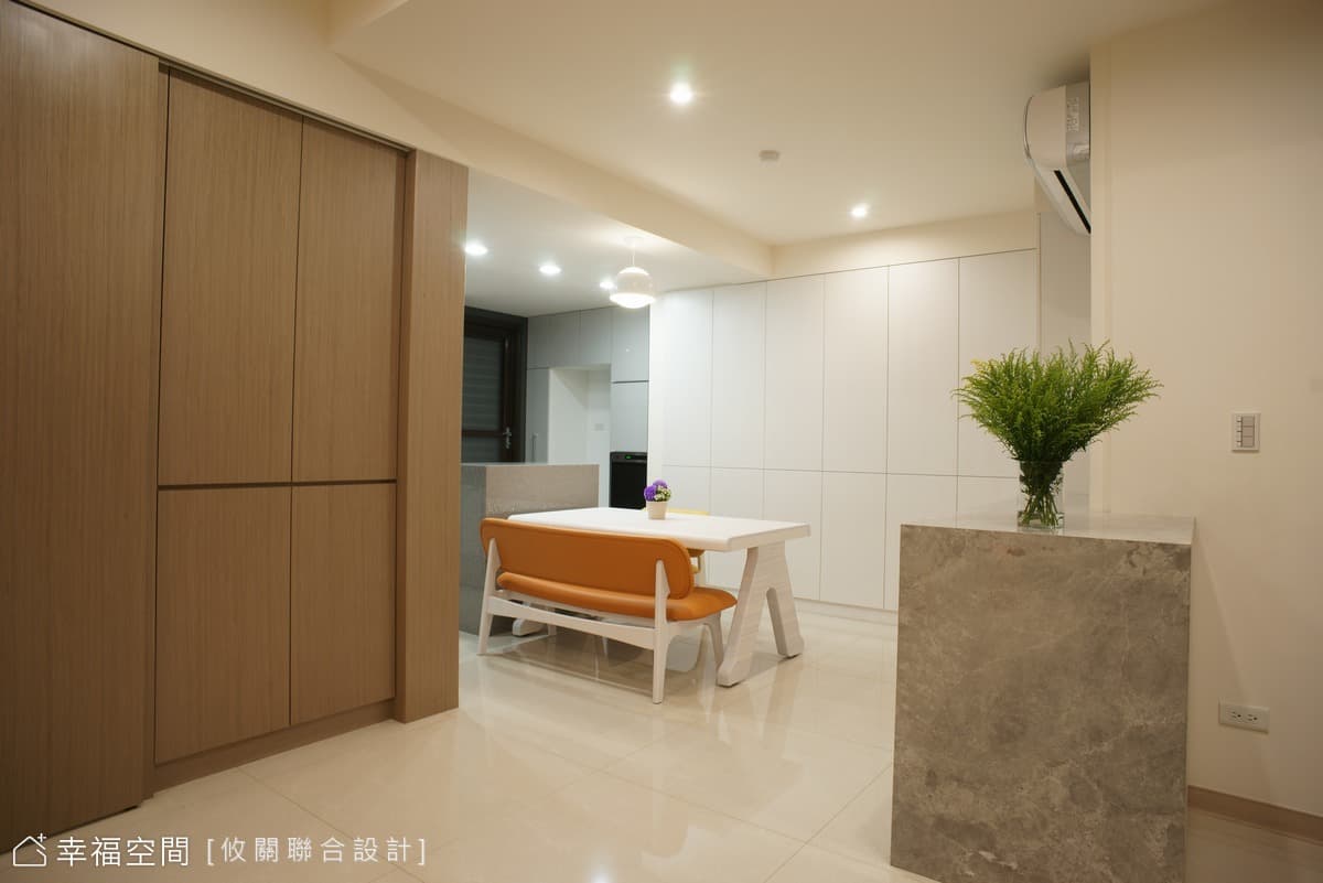 光影流淌 描摹淨簡生活│現代風│45坪