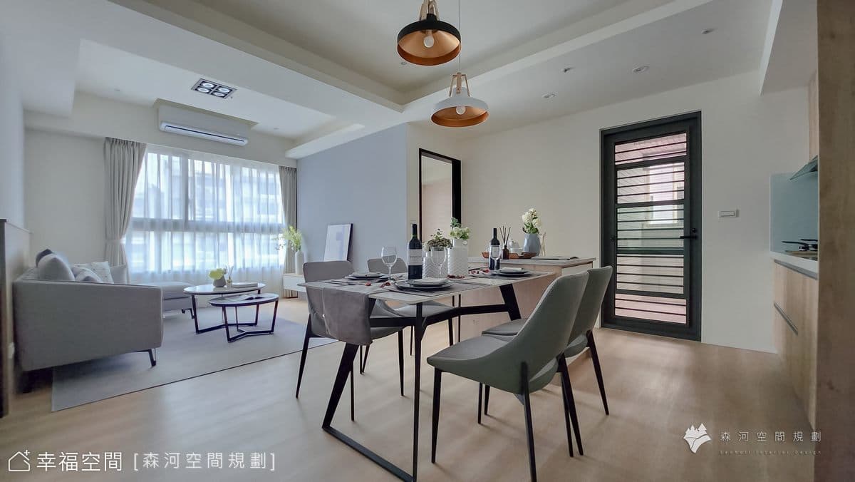 溫樸簡約 悠適清雅|無印風|35坪