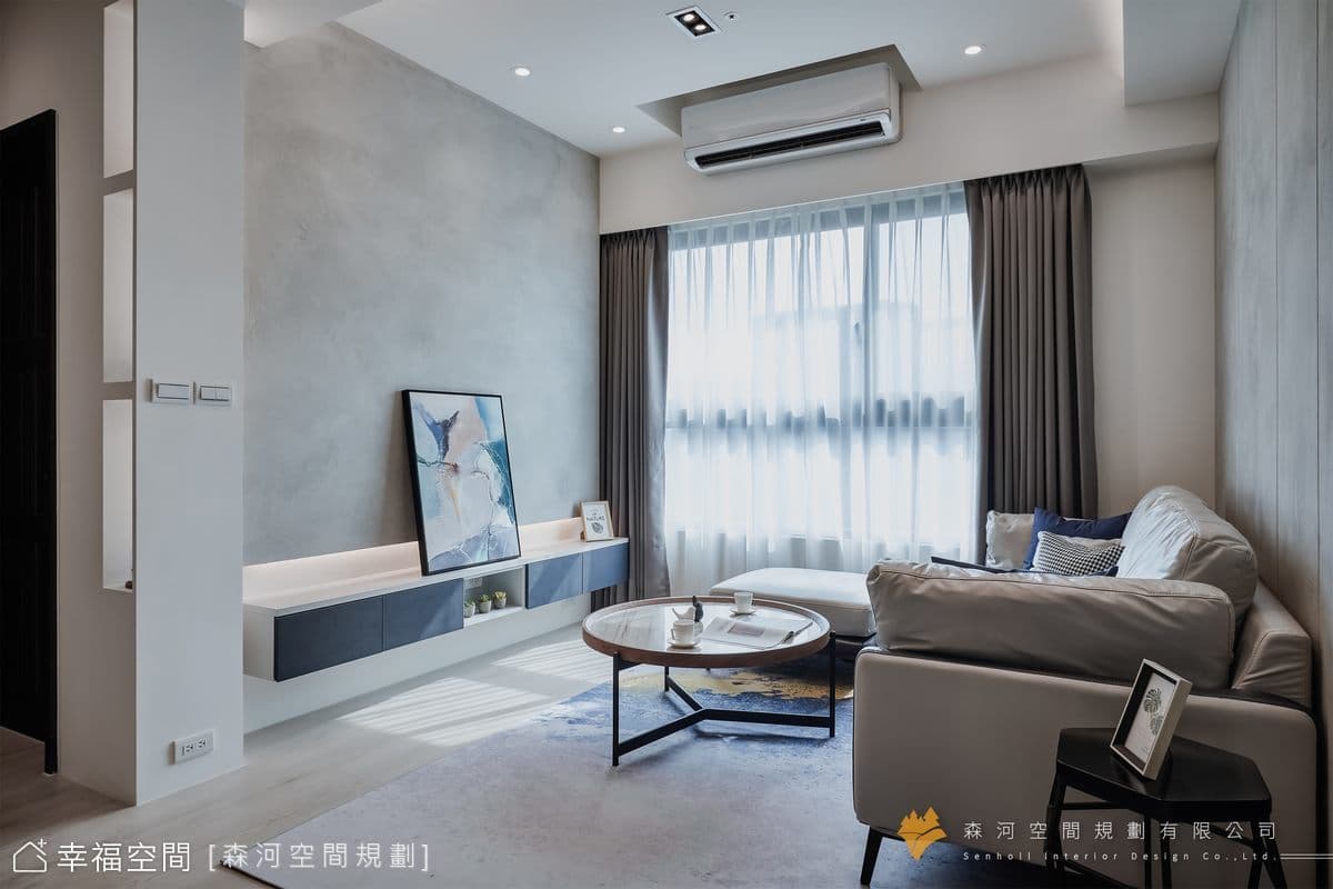 現代工業混搭風 圍塑摩登都會宅│35坪