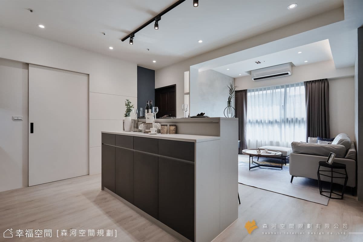 現代工業混搭風 圍塑摩登都會宅│35坪