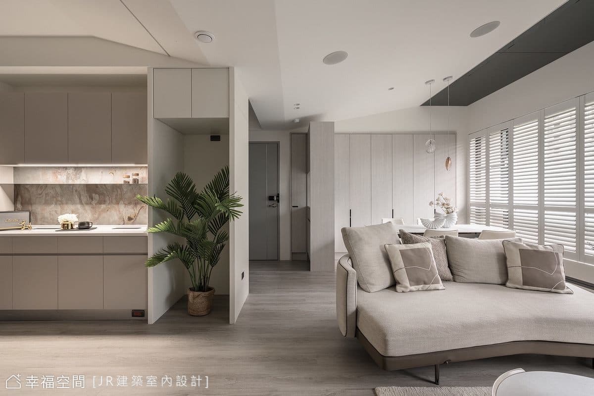串起光之路徑 漫開輕暖和煦光景|60坪