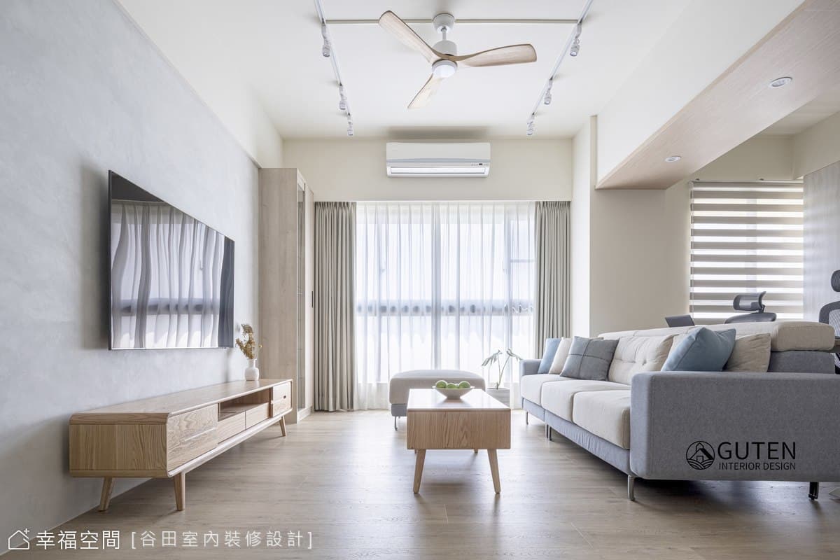 木質調圍塑簡約自在清新宅│現代風│20坪