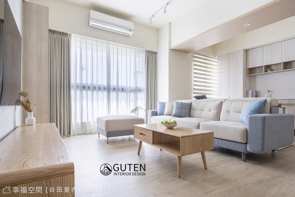 木質調圍塑簡約自在清新宅│現代風│20坪