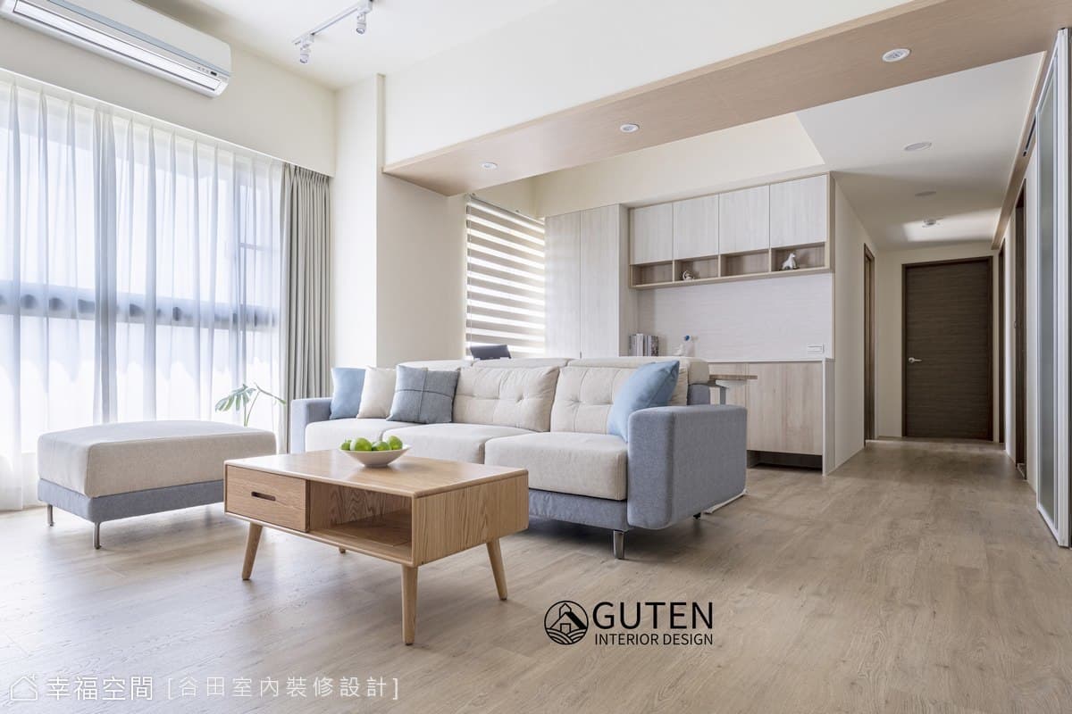 木質調圍塑簡約自在清新宅│現代風│20坪