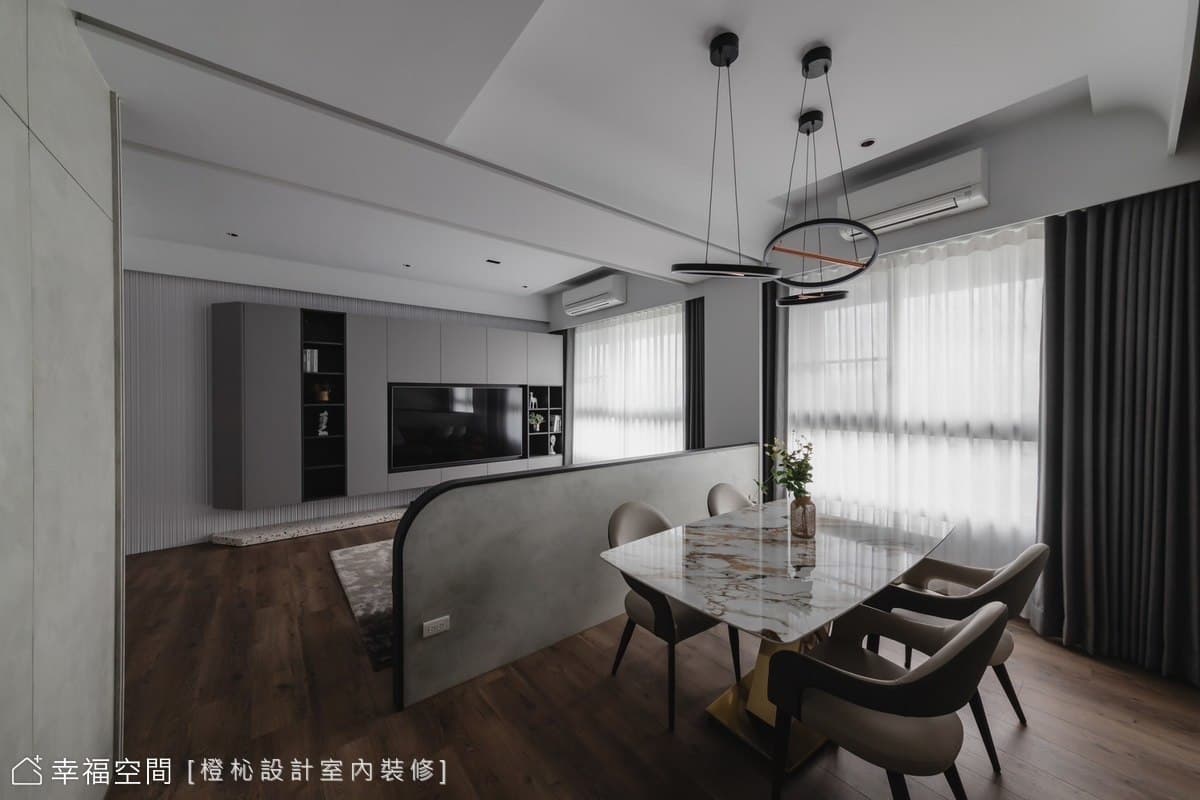 現代混搭手法 打造質感灰系美宅│25坪