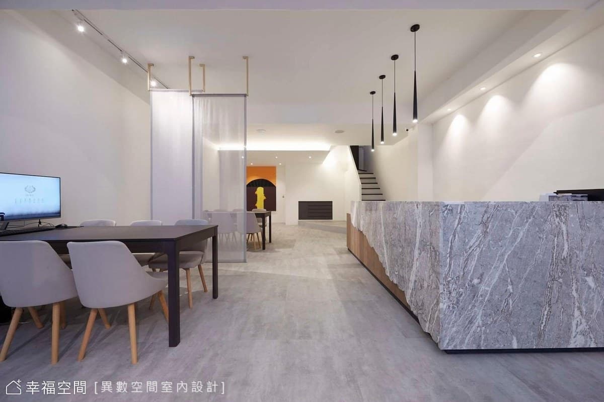 附中仁接待中心│簡約風│50坪