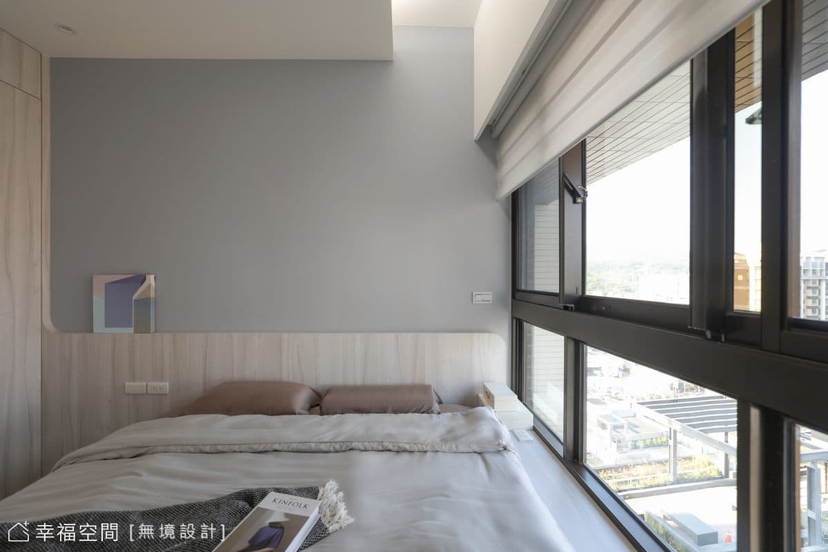 日光暖暖，奶油色系的優雅｜簡約風｜25坪