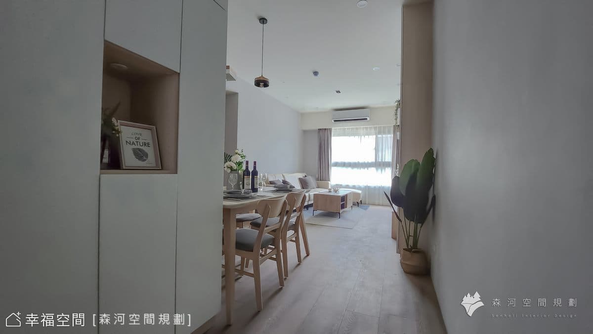 靜謐宜居│北歐無印風│21坪