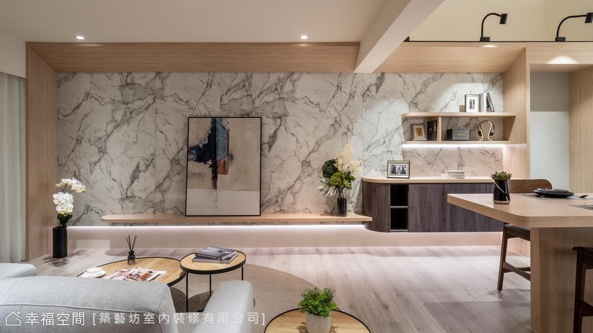 悠緩恬靜 姝麗怡居|混搭風|61坪