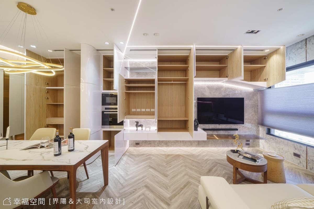 在輕奢光氛時尚寓所 邂逅璀璨流星雨|前衛風|27坪