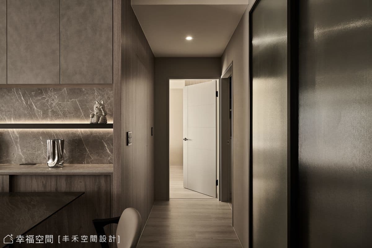 灰階雅居凝鍊一室暮光│現代風│25坪