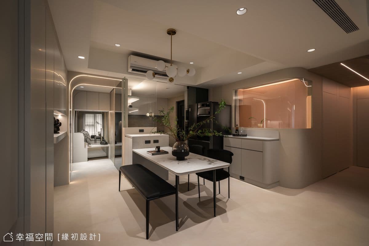 綻亮輕盈溫潤光感家屋│現代風│27坪