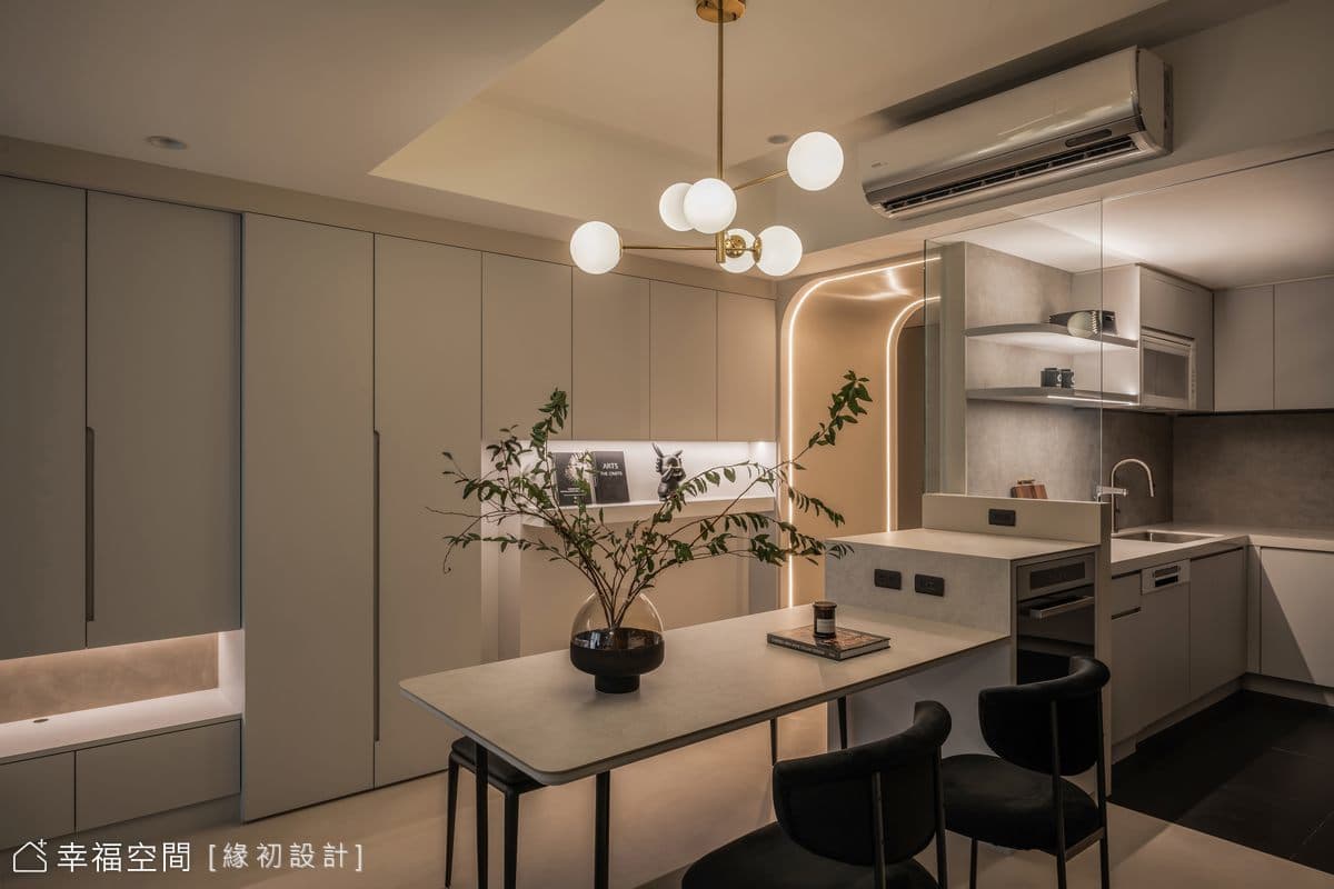 綻亮輕盈溫潤光感家屋│現代風│27坪