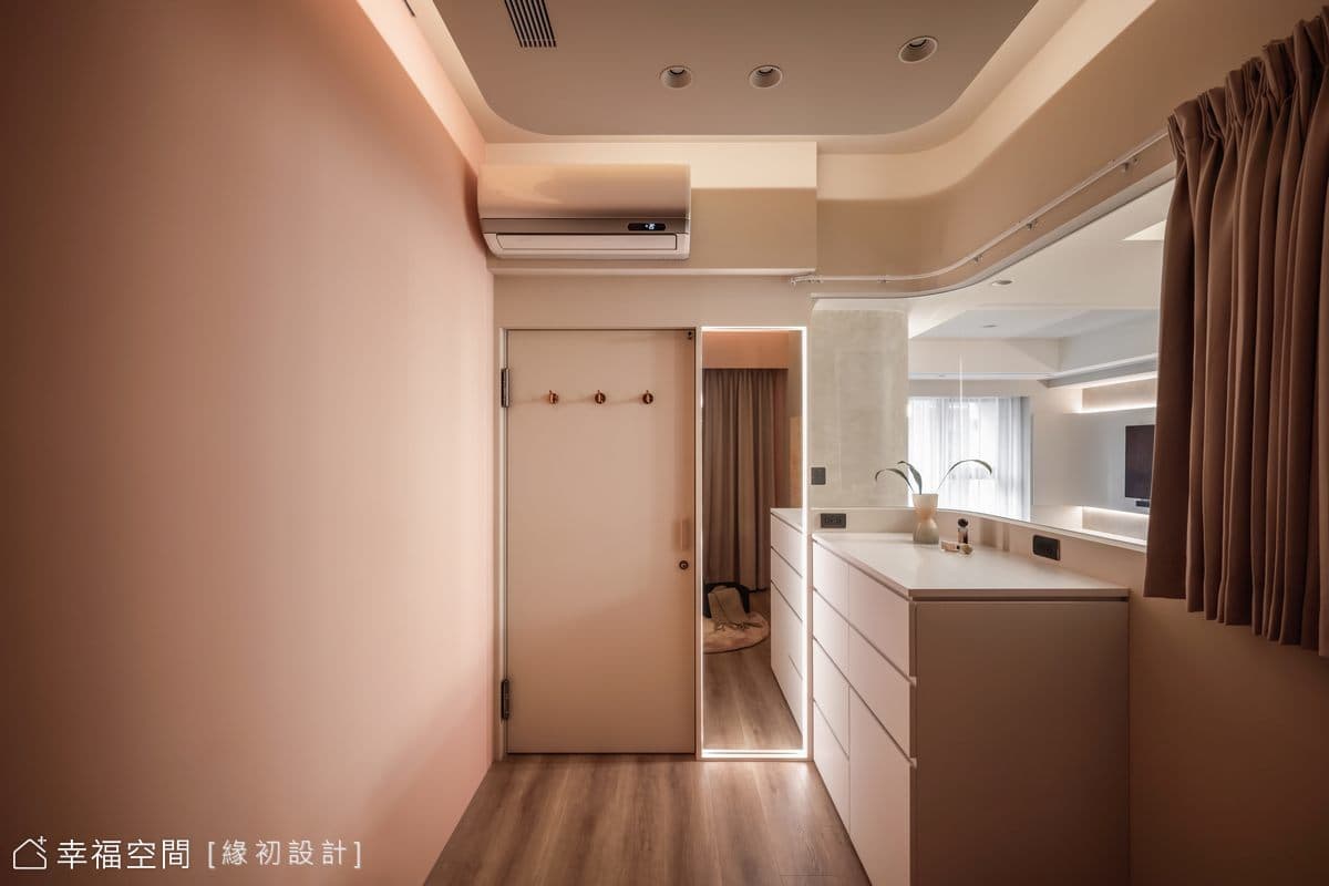 綻亮輕盈溫潤光感家屋│現代風│27坪