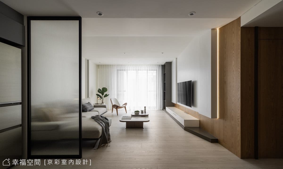 揉植現代日式侘寂風 砌築愜意退休美宅│30坪
