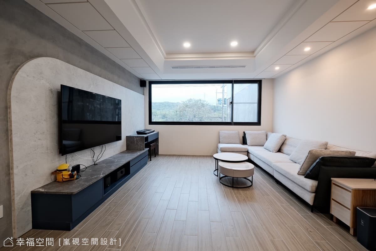 沐藍灰境|現代風|80坪
