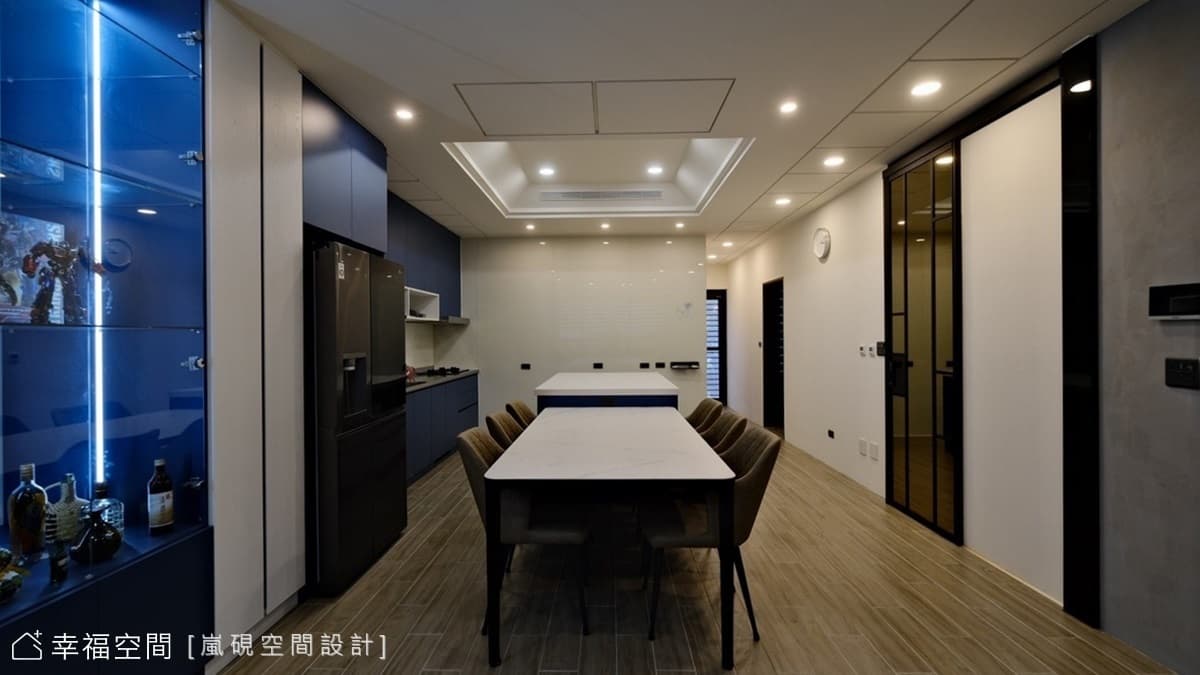 沐藍灰境|現代風|80坪