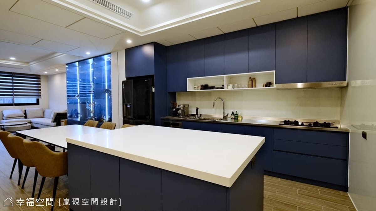 沐藍灰境|現代風|80坪