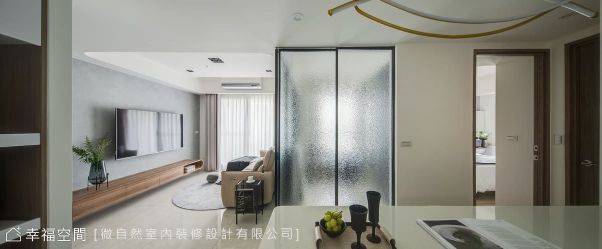 優雅灰紫調 現代雋雅單身質感寓所│20坪