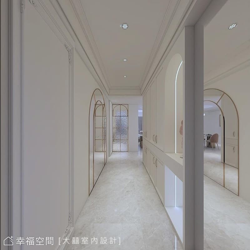 漫步法式美寓│法式清奢風│35坪