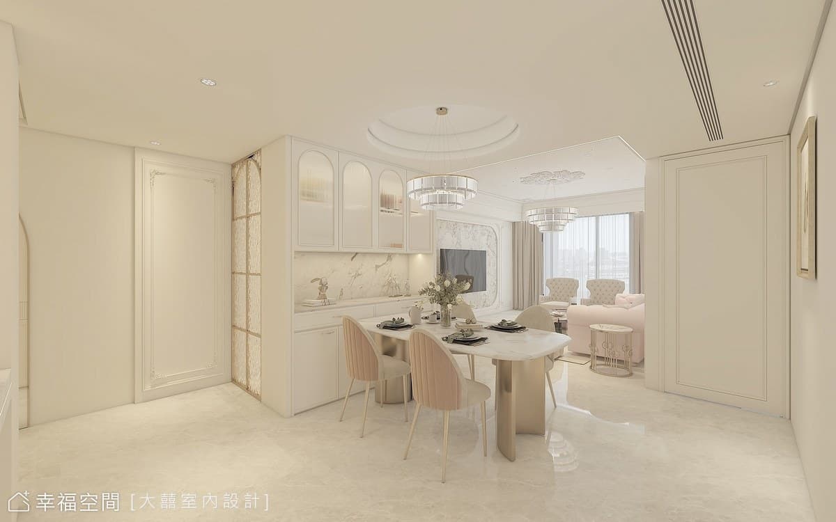 漫步法式美寓│法式清奢風│35坪