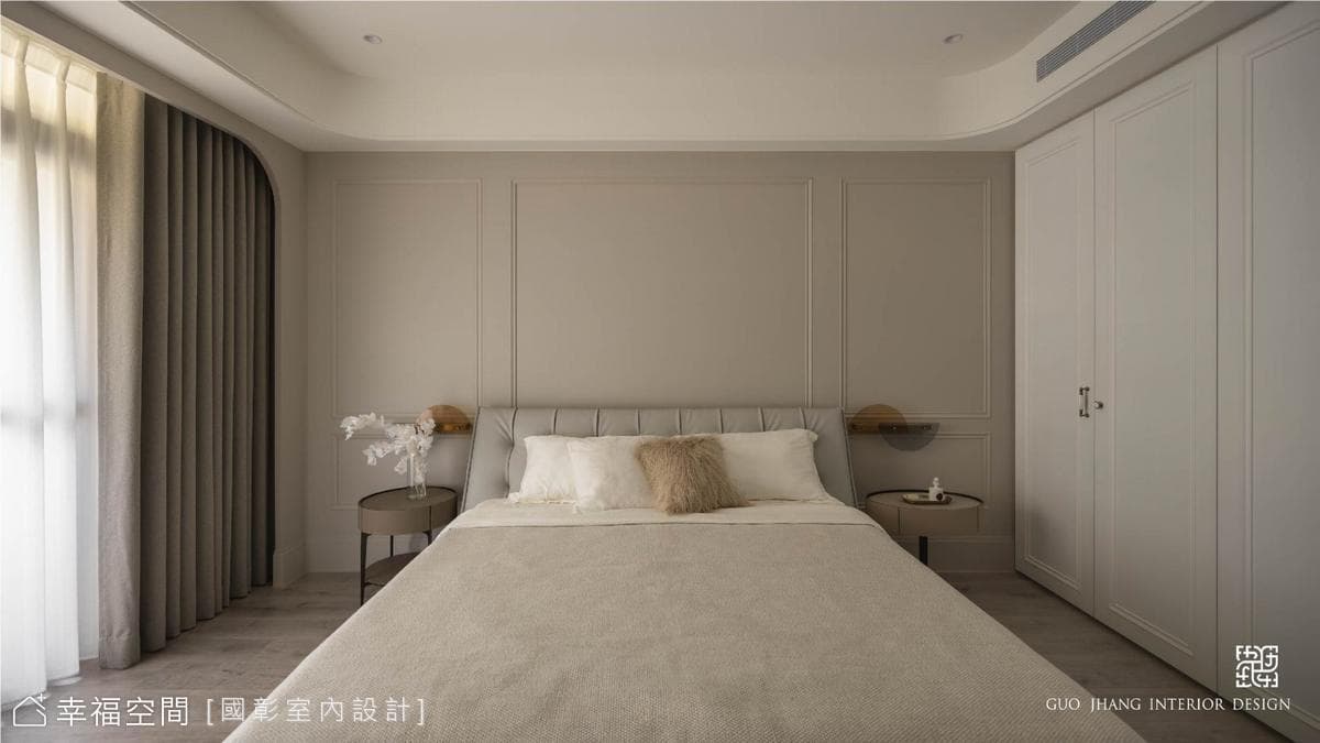 弧光淡色 秀麗棲所|美式風|26坪