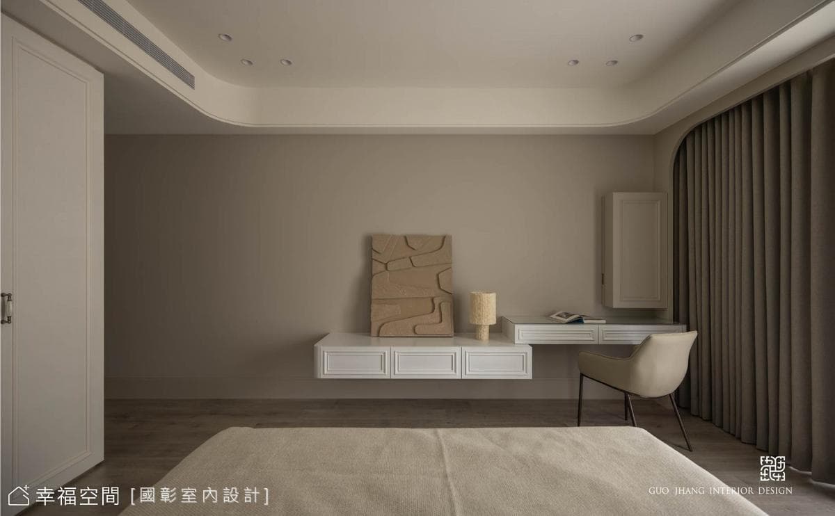 弧光淡色 秀麗棲所|美式風|26坪