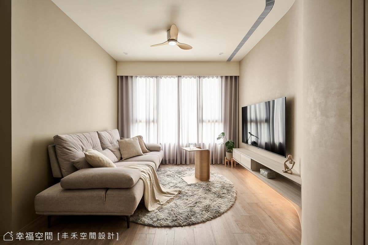 法式侘寂淬鍊靜謐柔雅家邸│18坪