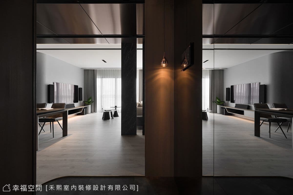 簡練時尚輕奢品味居所│現代輕奢風│35坪