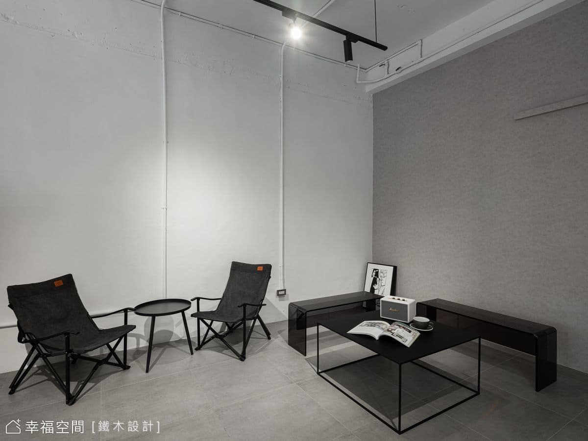 清透的夕咖啡廳|工業風|18坪