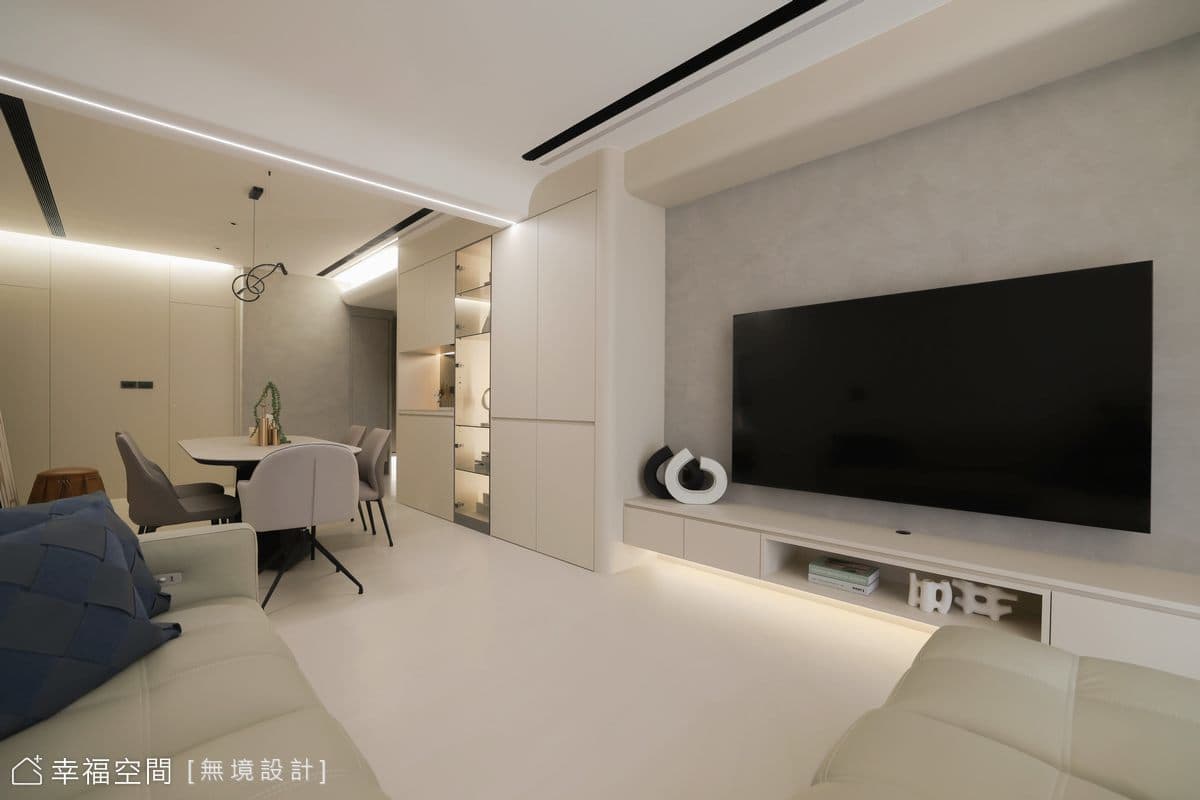 現代侘寂交融，光影中的優雅舒適｜現代風｜25坪