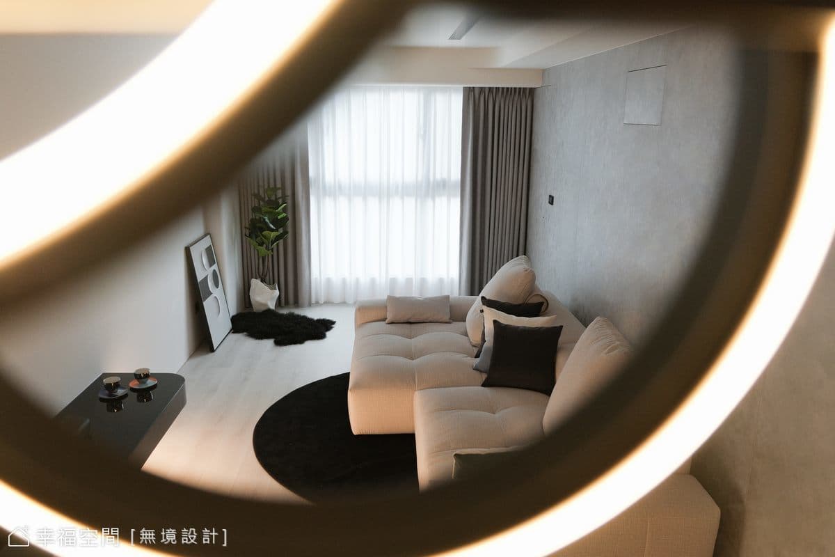 光影中的黑白對話｜都市雅痞風｜25坪