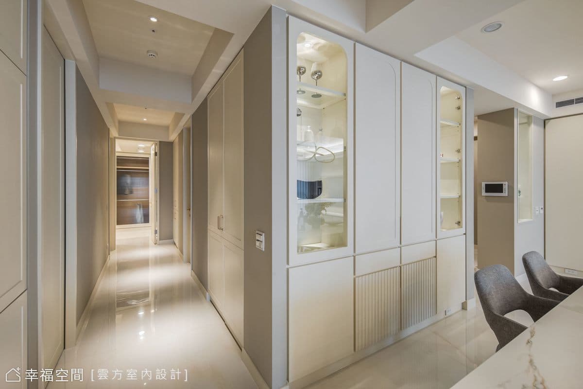 雅緻輕暖筆韻 敘寫柔潤暖白光景|混搭風|55坪