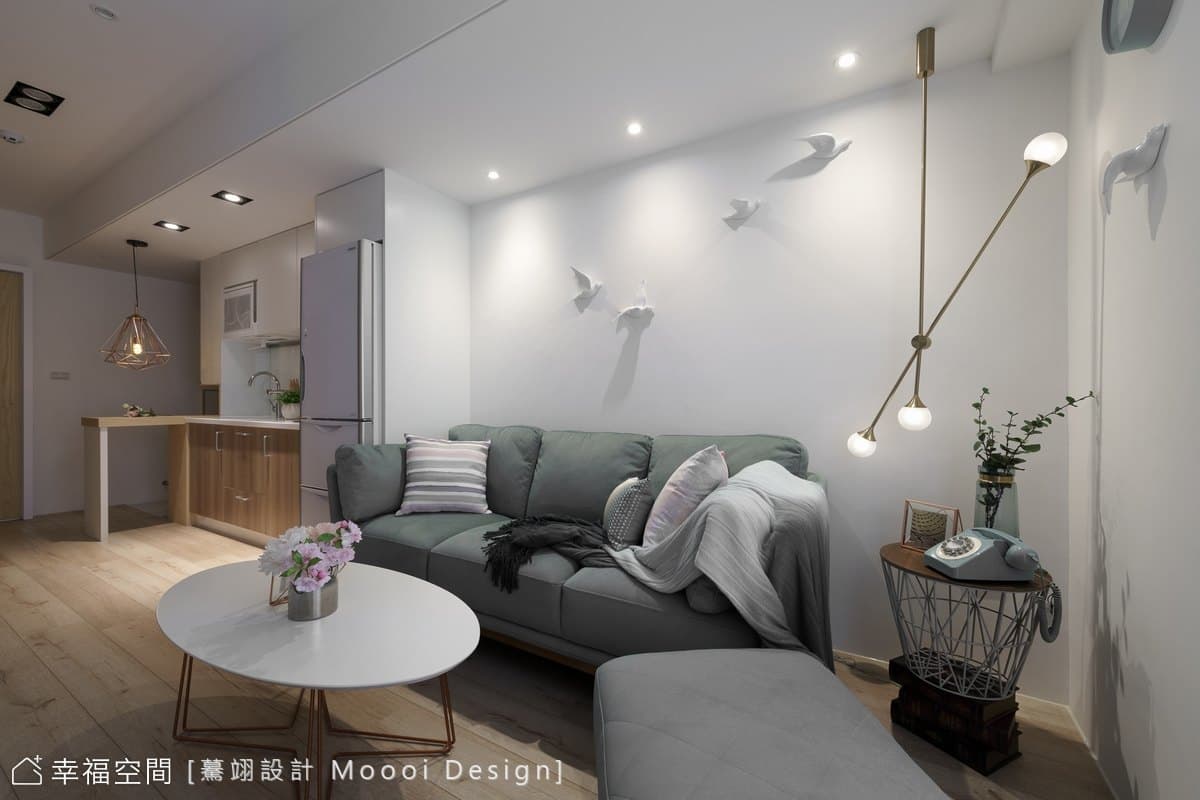 素淨浮光|北歐簡約|14坪