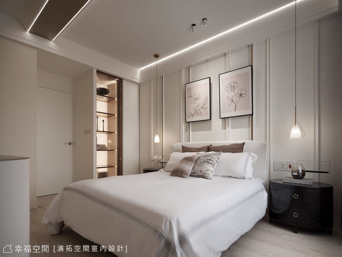 凝縮於室 頂客族夫妻的奢雅質居│奢華風│60坪