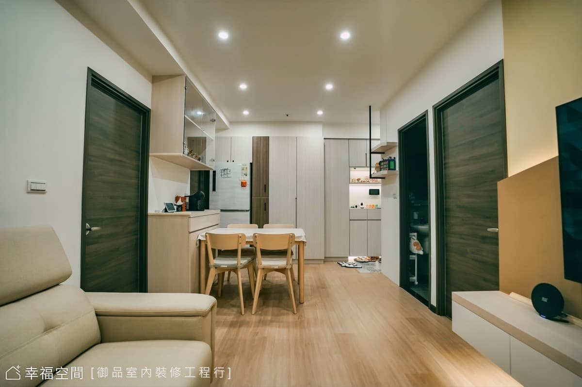迎海風輕拂 構築現代簡約北歐清新宅 │17坪