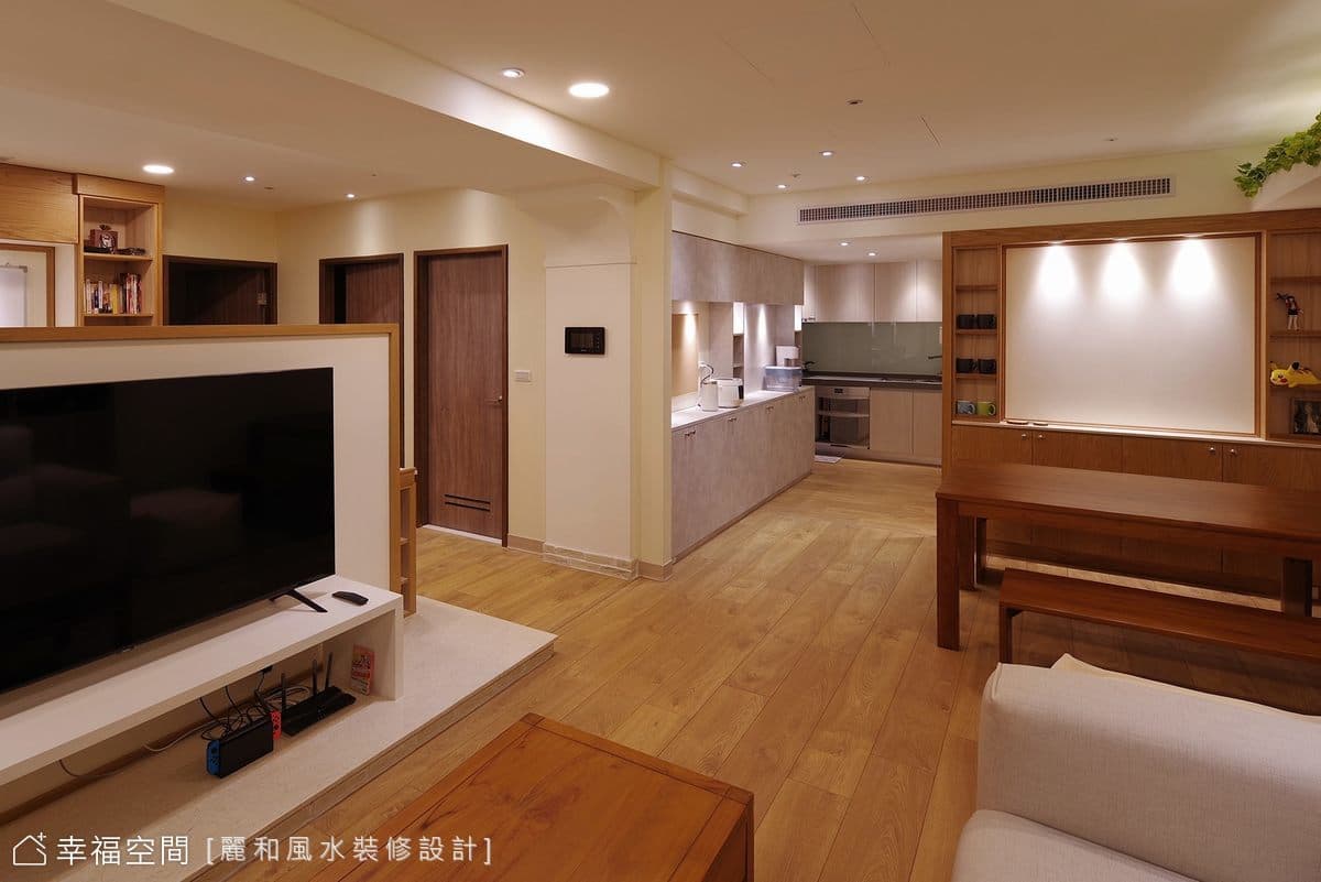 與柴柴和樂同居 日式混搭風水宅|27坪