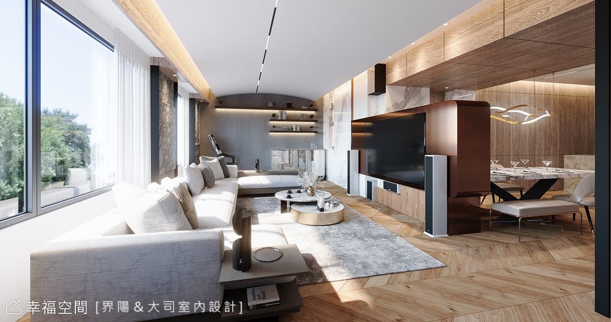 收攬自然綠蔭 漫渡悠然時刻|現代風|47坪