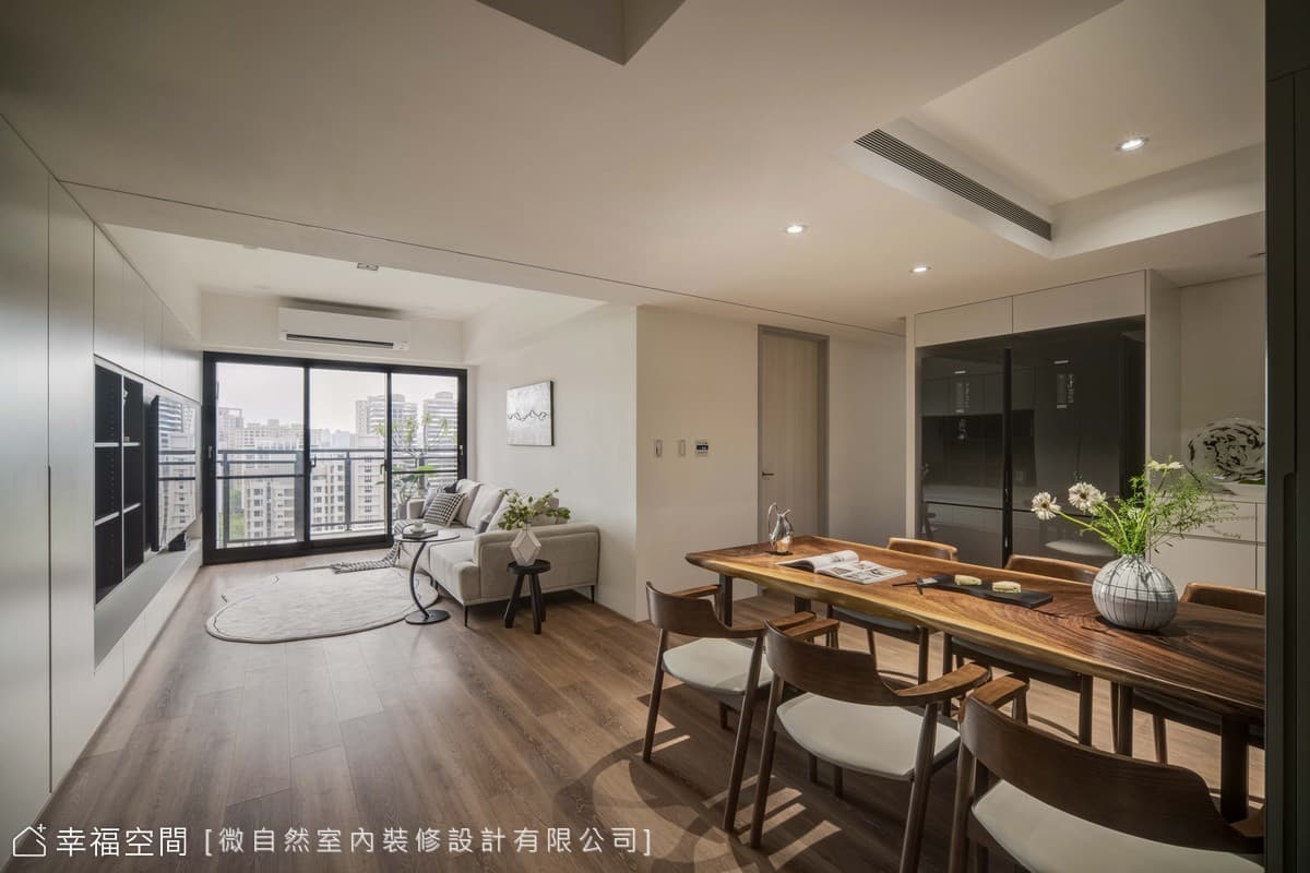 黑白系簡約五口之家 共築日常溫馨雋語│33坪