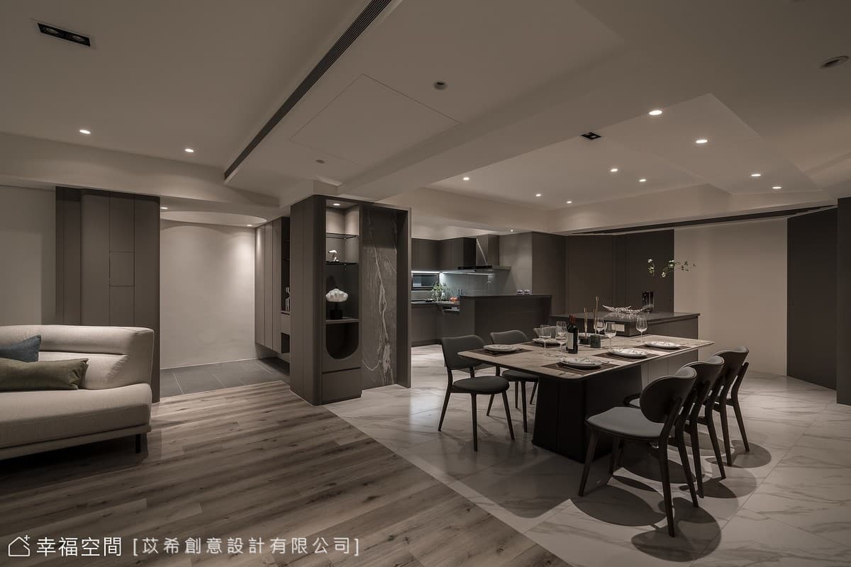 拾光悅影 30年老屋重繹奢雅闊境 │現代風│53坪