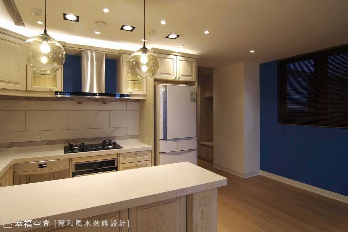 歐美吧台廚具及室內簡易規劃|古典風|20坪
