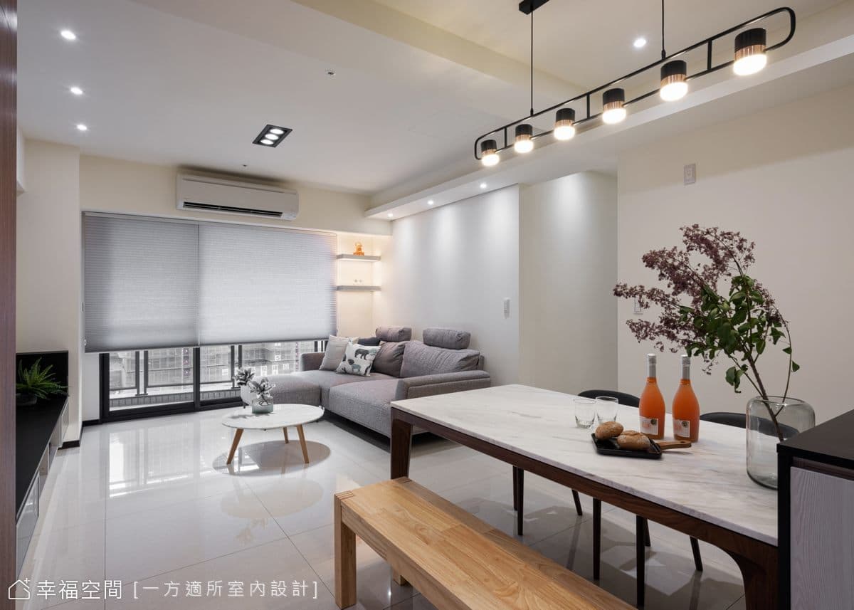 溫潤簡約生活家景│現代風│23坪