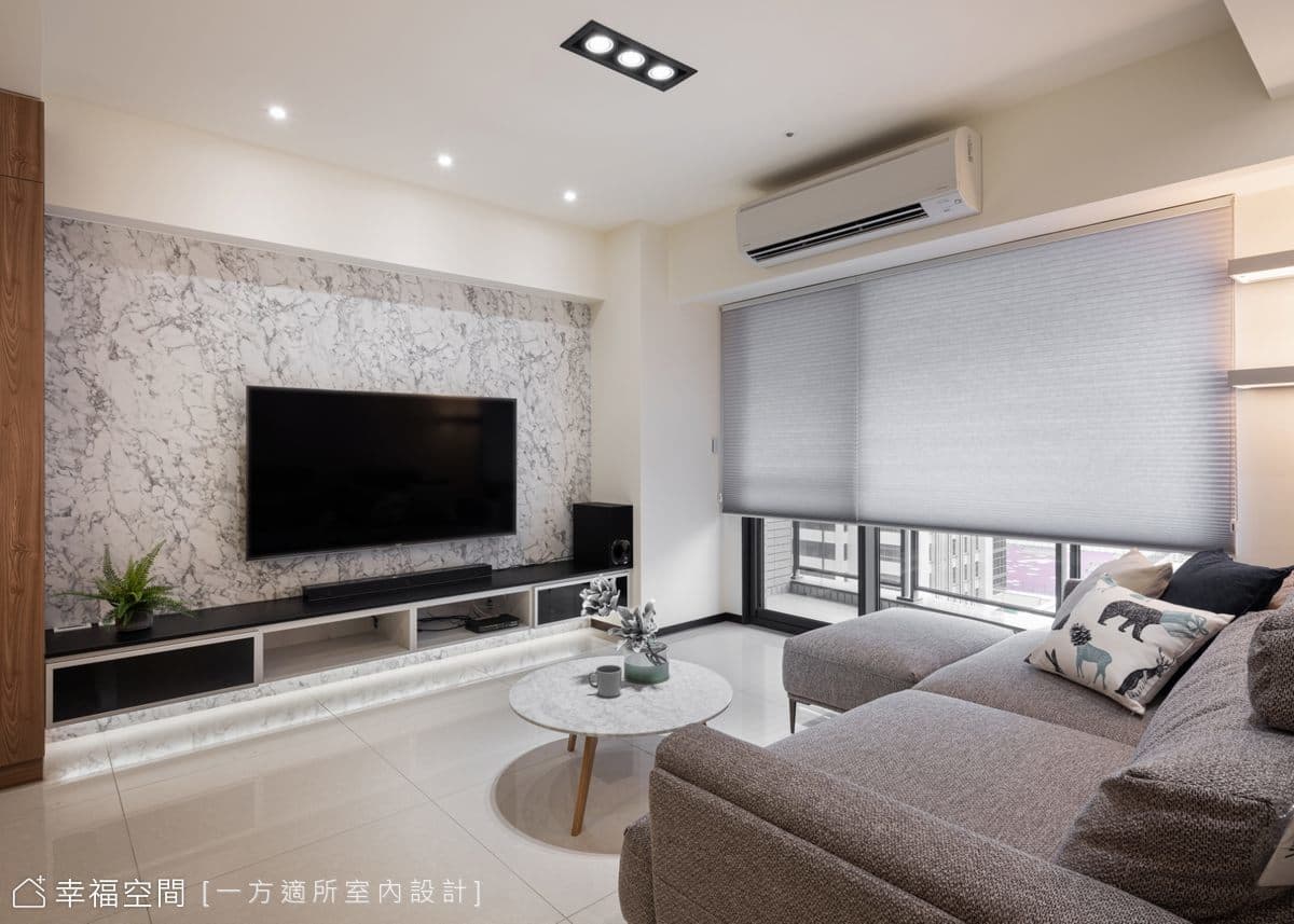 溫潤簡約生活家景│現代風│23坪