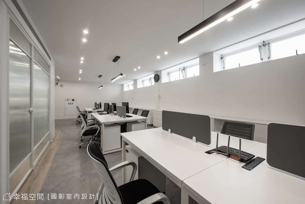 現代質簡辦公場域│60坪